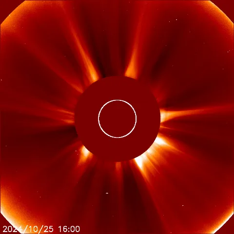 Image of solar wind