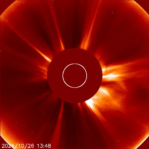 Image of solar wind