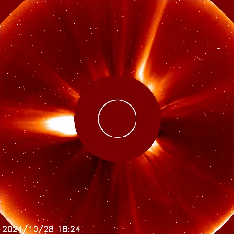 Image of solar wind