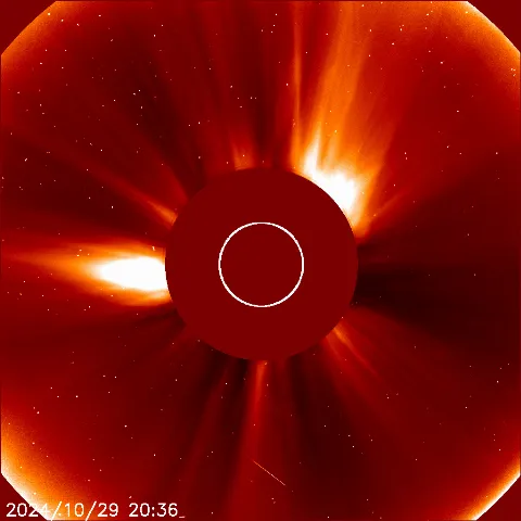 Image of solar wind