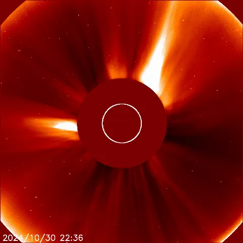 Image of solar wind