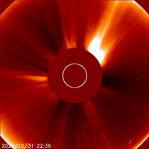 Image of solar wind