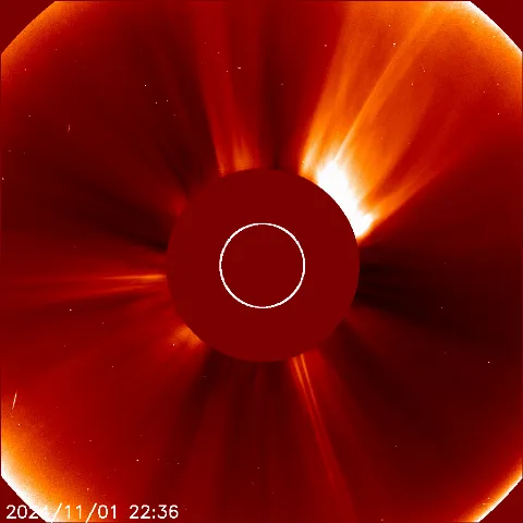 Image of solar wind