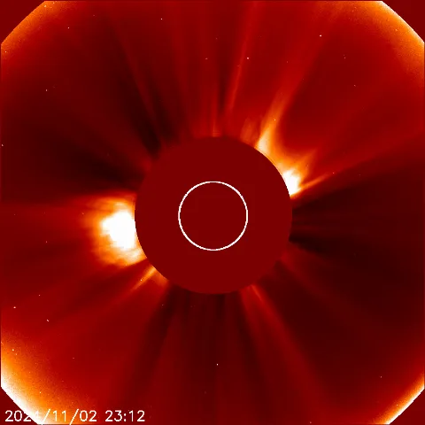 Image of solar wind