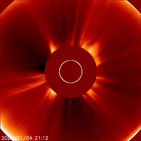 Image of solar wind