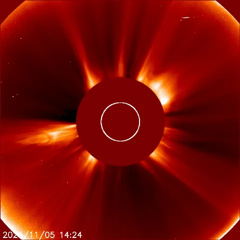 Image of solar wind