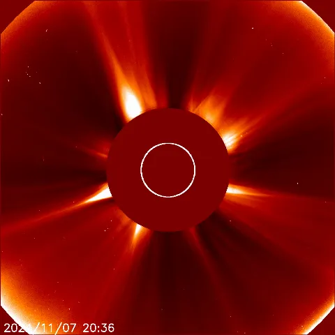 Image of solar wind