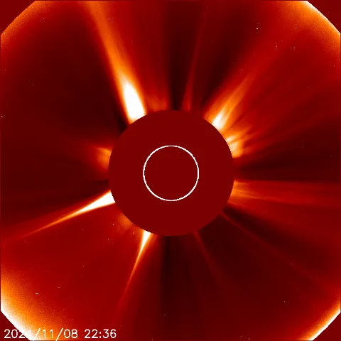 Image of solar wind