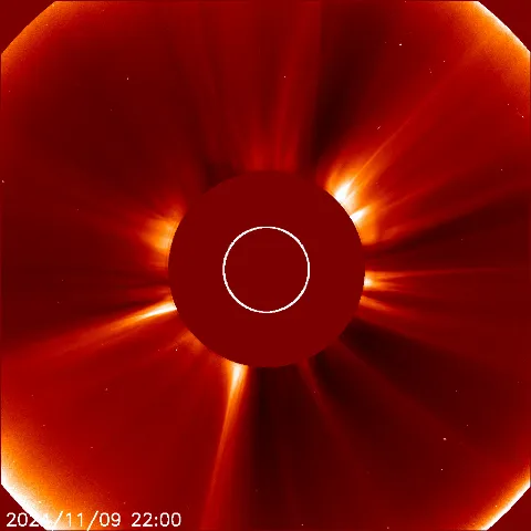 Image of solar wind