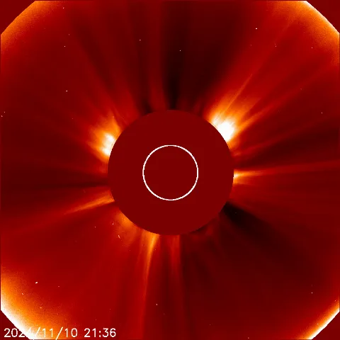 Image of solar wind