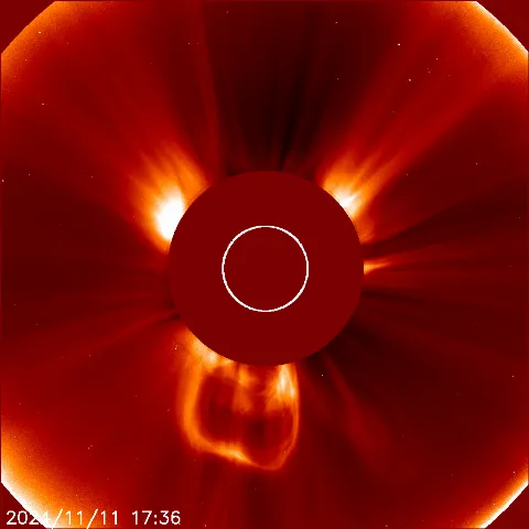 Image of solar wind