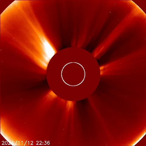 Image of solar wind