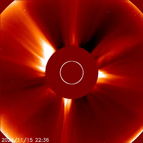 Image of solar wind