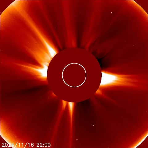 Image of solar wind