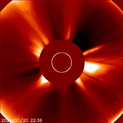 Image of solar wind