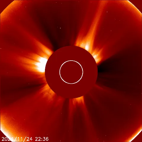 Image of solar wind