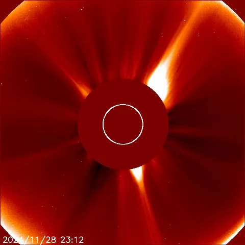 Image of solar wind