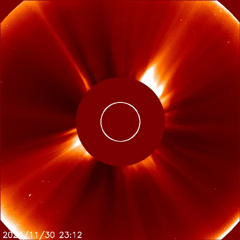 Image of solar wind