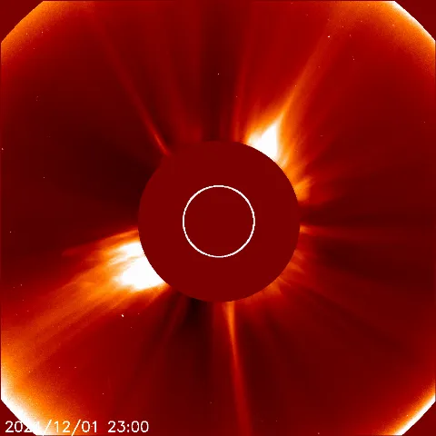 Image of solar wind