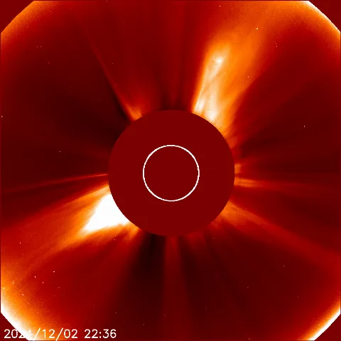 Image of solar wind