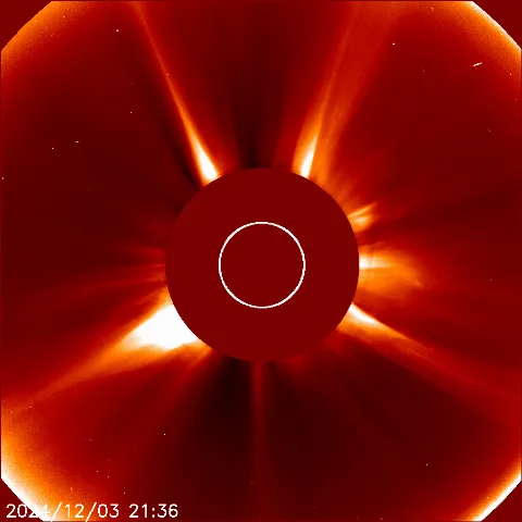 Image of solar wind