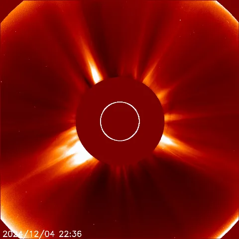 Image of solar wind