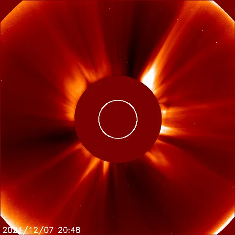 Image of solar wind