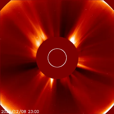 Image of solar wind