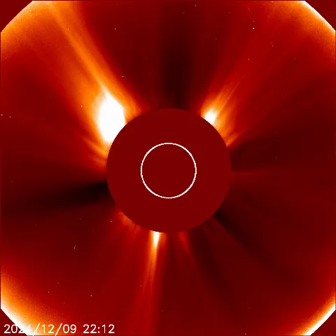 Image of solar wind