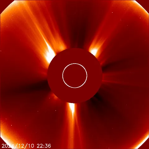 Image of solar wind