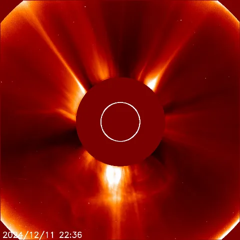 Image of solar wind