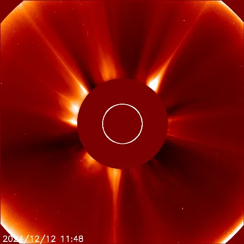 Image of solar wind