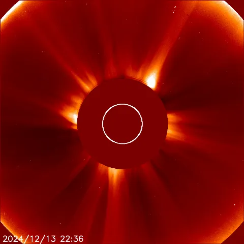 Image of solar wind