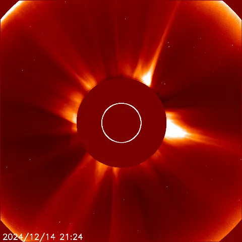 Image of solar wind