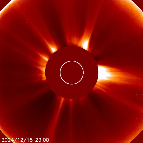 Image of solar wind