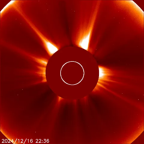 Image of solar wind