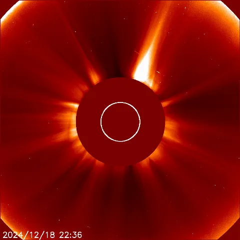 Image of solar wind