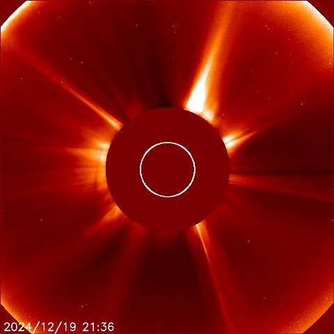 Image of solar wind