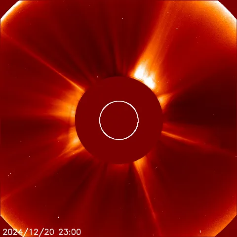 Image of solar wind