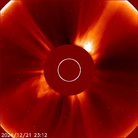 Image of solar wind