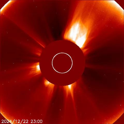 Image of solar wind