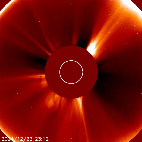 Image of solar wind