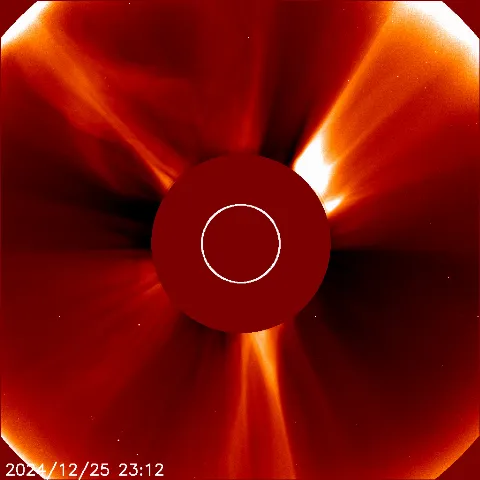 Image of solar wind