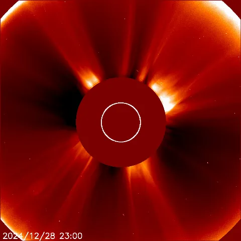 Image of solar wind