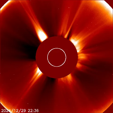 Image of solar wind