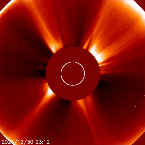 Image of solar wind