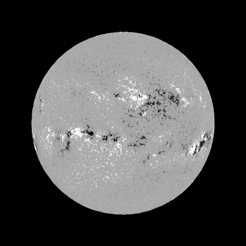 Image of Sun's magnetic field