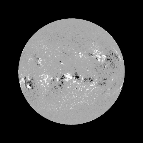 Image of Sun's magnetic field