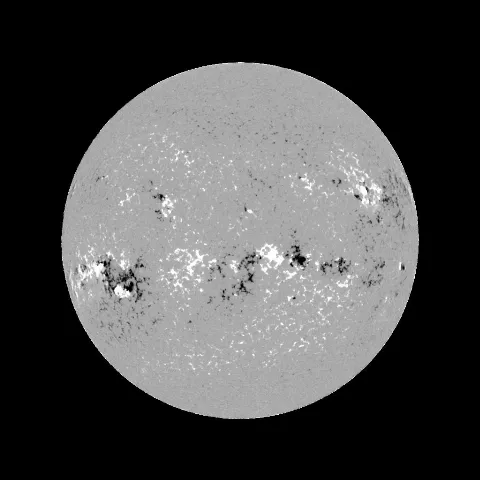 Image of Sun's magnetic field