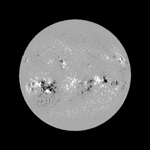 Image of Sun's magnetic field